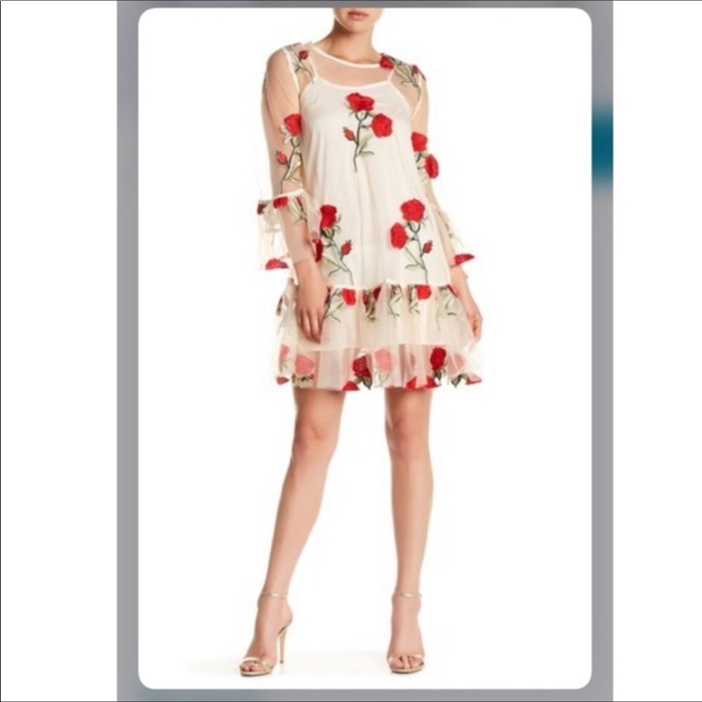 Gracia Floral embroidered dress